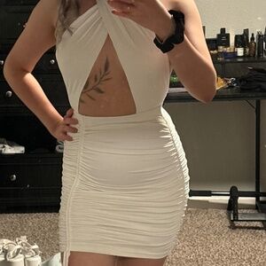 Babyboo white sexy dress